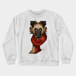 Cute Belgian Shepherd Drawing Crewneck Sweatshirt